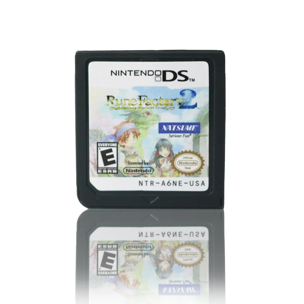NEW Rune Factory 2 3 A Fantasy Harvest Moon Version Games английская версия идеальная работа для DS NDSL |