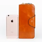 Роскошный модный кошелек из натуральной кожи с RFID-защитой винного, красного, зеленого цвета, многоцветный женский кошелек, брендовый Женский Длинный кошелек для дам