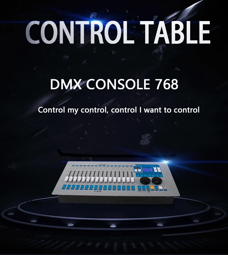 768 каналов DMX контроллер диджей оборудование RDM консоль сценическое освещение для светодиодный Par движущийся прожектор шоу Дискотека вечерние оборудование