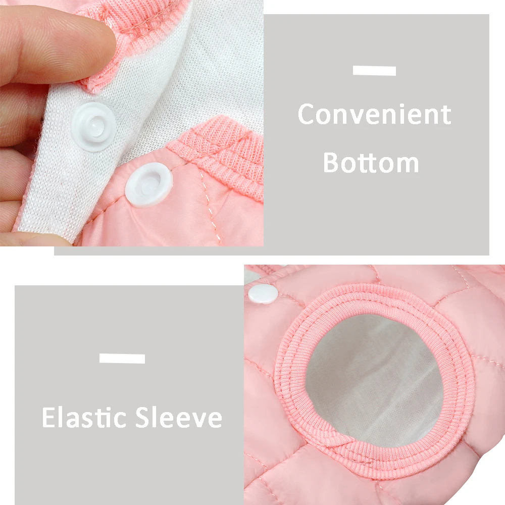 Одежда для собак зимнее хлопковое пальто чихуахуа мопса маленьких и средних