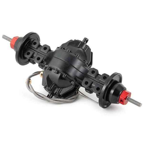 

Metal Alloy Front/Rear Medium Differential Axle Built-In Gear RC Upgrade Parts for 1/14 Tamiya Tow Drag Truck,Rear