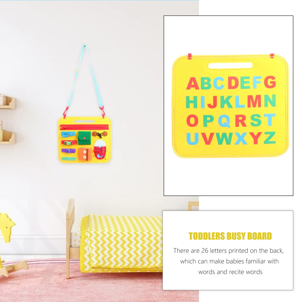 

Dressing Learning Board Infant Early Education Kindergarten Teaching Aids