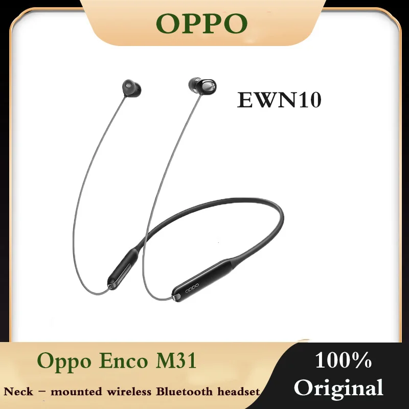 

Спортивная Беспроводная Bluetooth-гарнитура OPPO Enco M31, сверхдлительный срок службы, защита от потери, снижение уровня шума