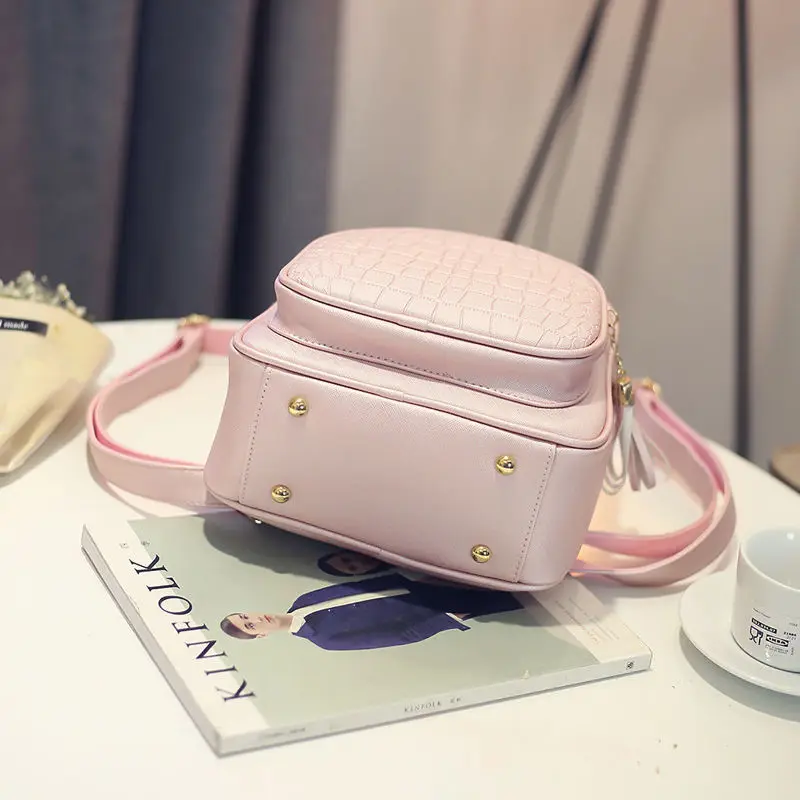 Fashion Women Girls Faux Leather Backpack Rucksack School Bag Travel Handbag 1Pc | Дом и сад