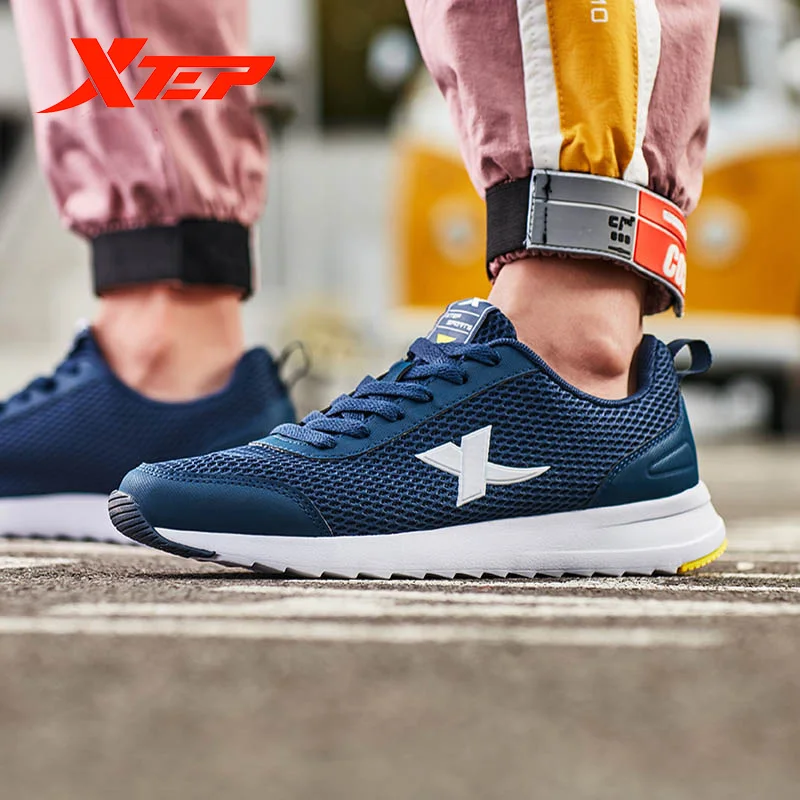 XTEP Мужская беговая Обувь атлетические летние сетчатые дышащие Спортивные