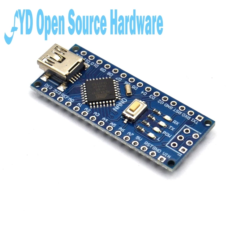 5PCS Nano 3.0 controller compatible for arduino nano CH340 USB driver without cable | Электронные компоненты и