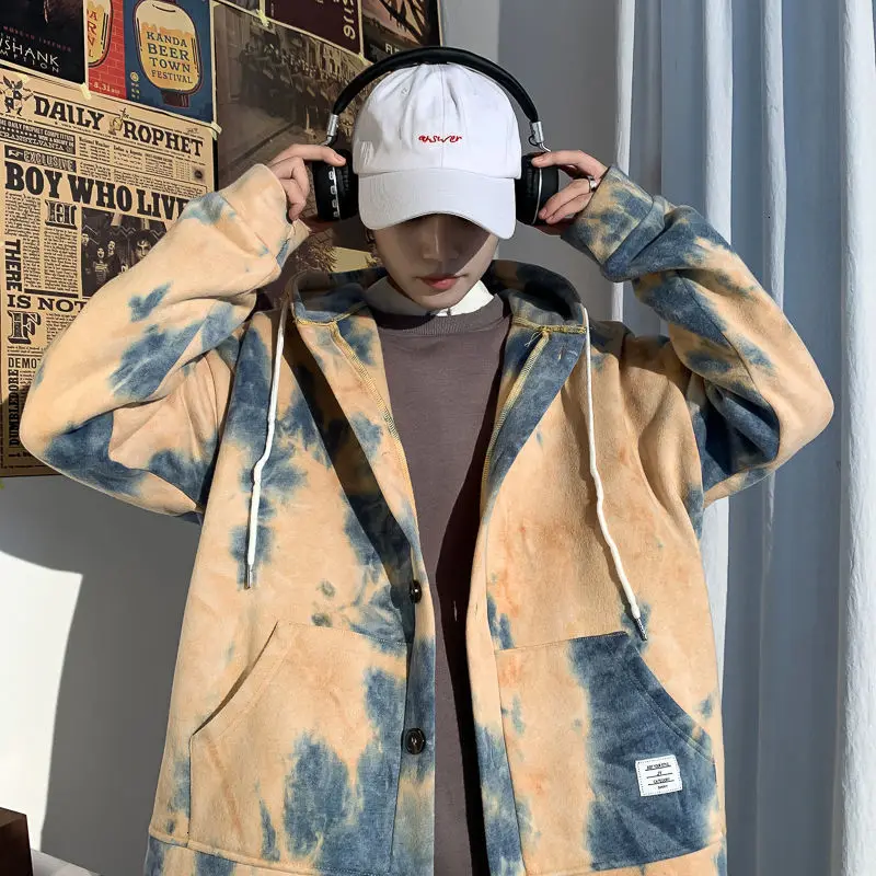 Мужская толстовка в Корейском стиле Privathinker с узелком осень 2020 модная мужская