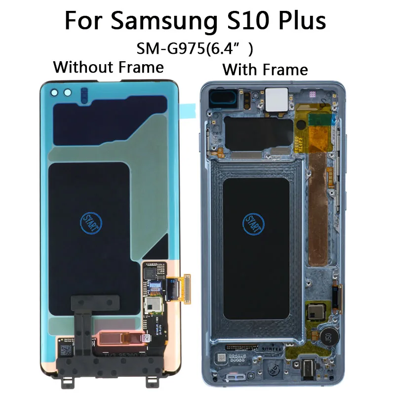 Для Samsung S10E S10 ЖК-дисплей в сборе дигитайзер для Plus ЖК-экран Замена PLUS | Мобильные - Фото №1