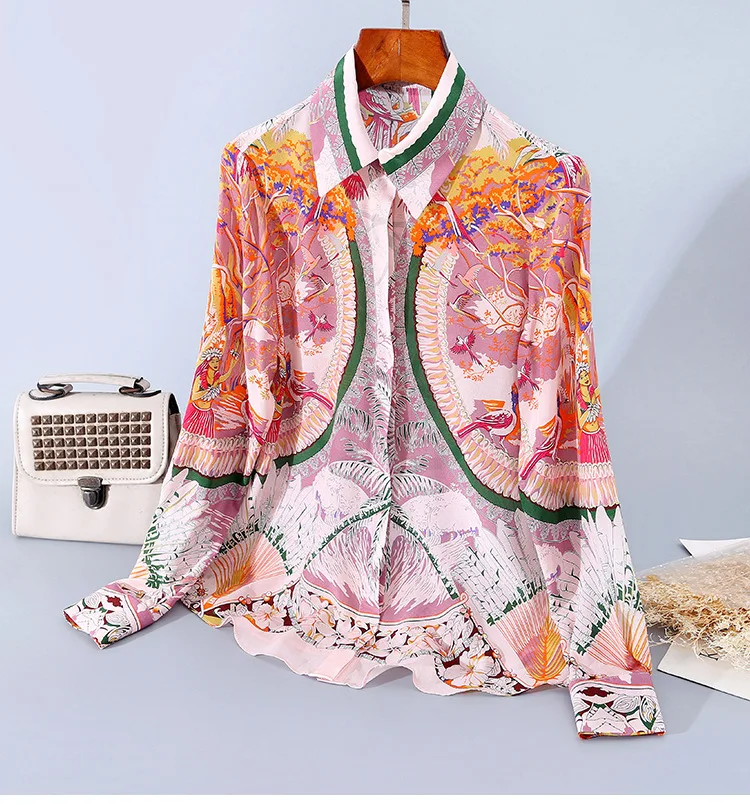 Весна 2020 женская одежда в европейском и американском стиле Модная шелковая
