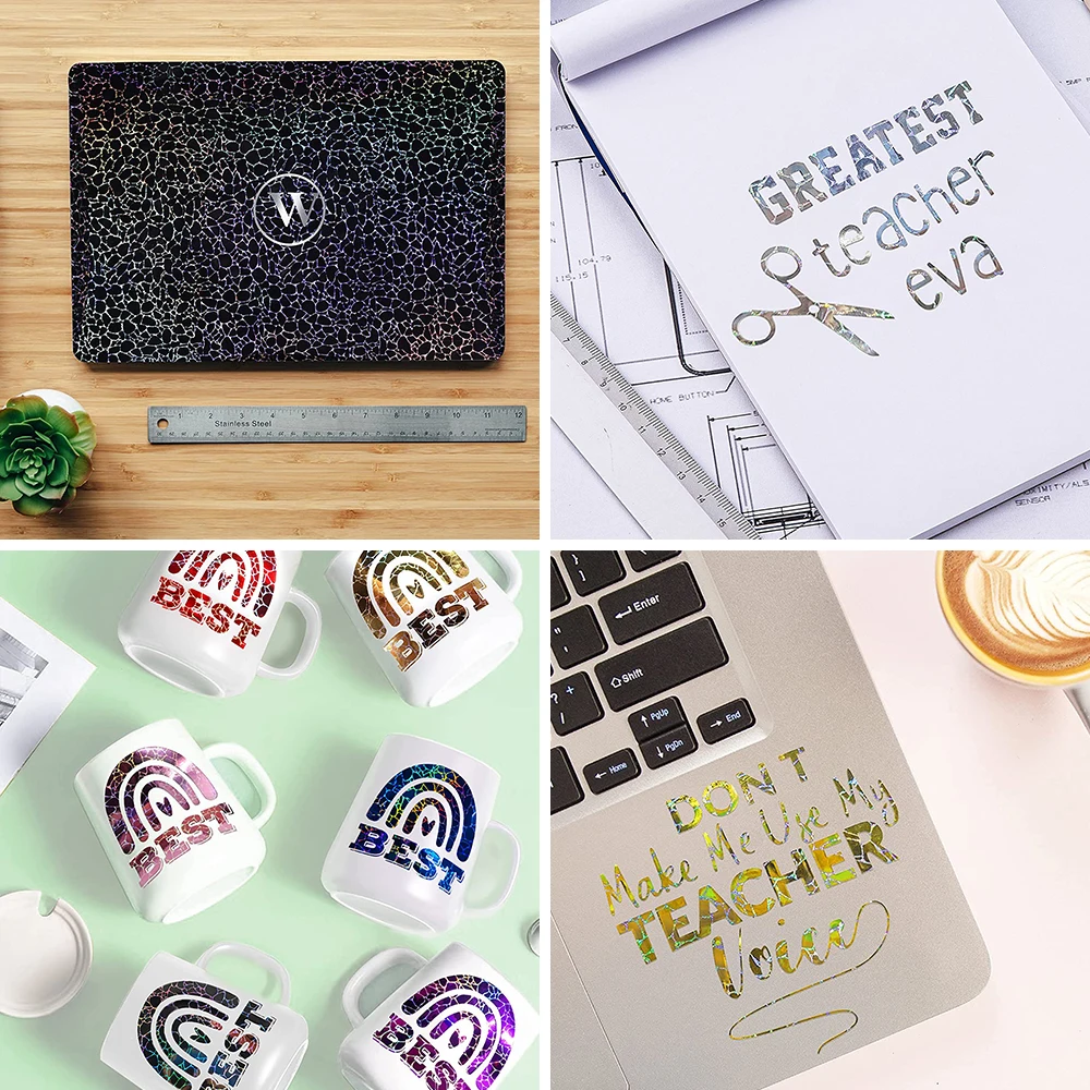 12 дюймов x 39 каменный трещин узор клей ремесло виниловые вывески буквы DIY карты