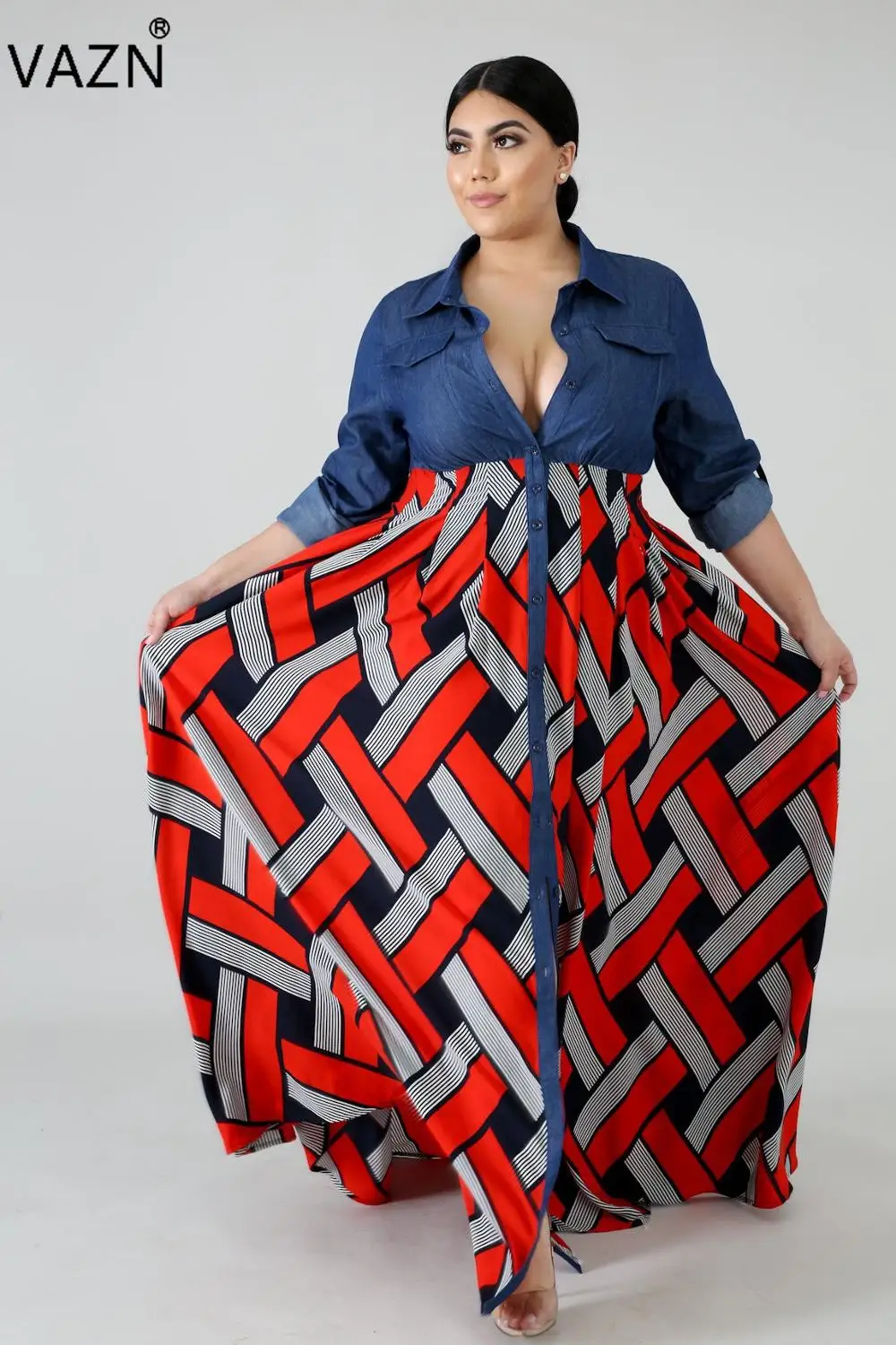 Новинка 2019 Осеннее сексуальное женское Красное Желтое длинное платье с длинным