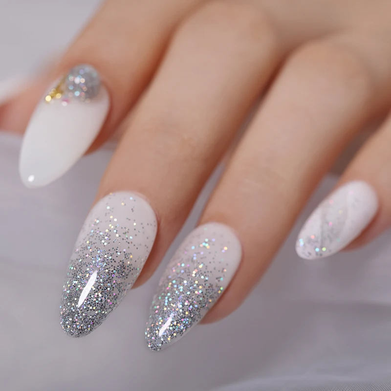 BORN PRETTY голографический блестящий для ногтей порошок лазерный порошок красочный пигмент хромированные пигменты пыль два цвета дизайн ногтей DIY