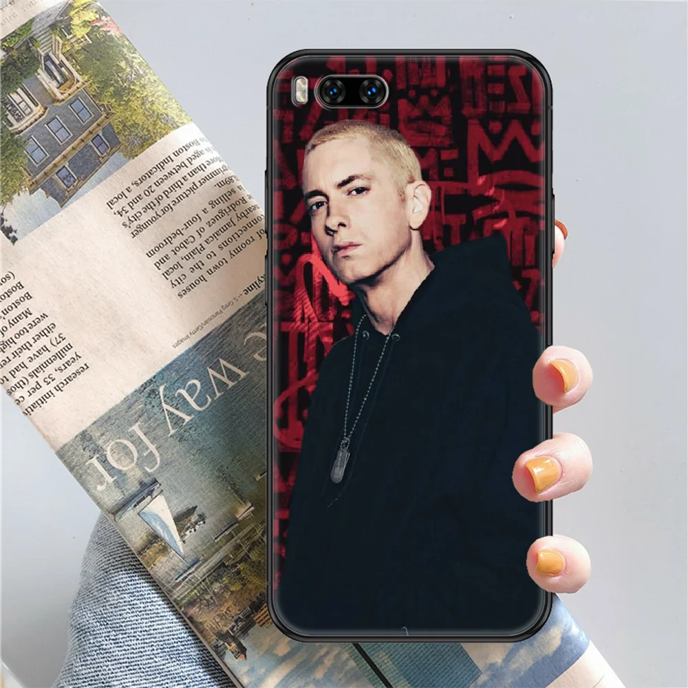 Чехол Rapper Eminem для телефона Xiaomi Mi Max Note 3 A2 A3 8 9 9T 10 Lite Pro Ультрачерный красивый чехол