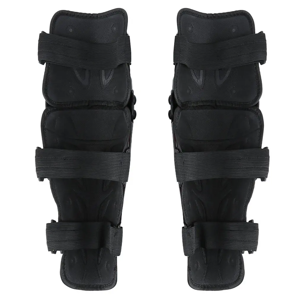 

Motorcycle roller skating anti-fall knee pads according to the bending degree of knee PE rubber shell Double layer paste 1 pair