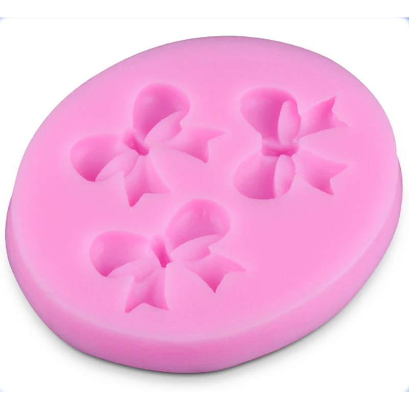 Новинка бант силиконовая плитка украшение для торта конфет|sugar craft|silicone fondantcandy mold