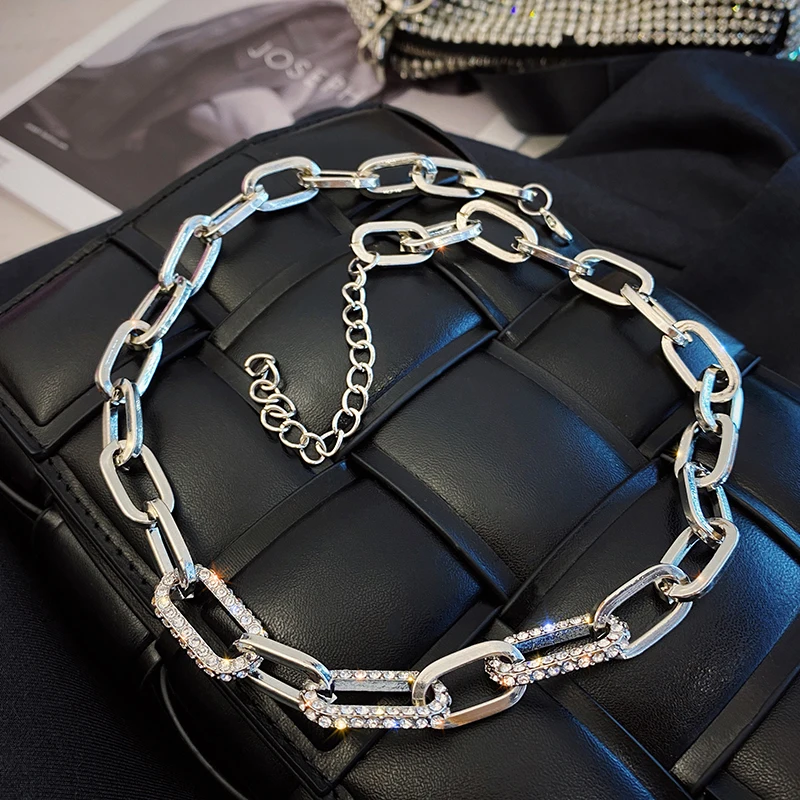 

Cy European and American Splendid Diamond Light Luxury Necklace Clavicle Chain Niche Temperament Design Short Necklace