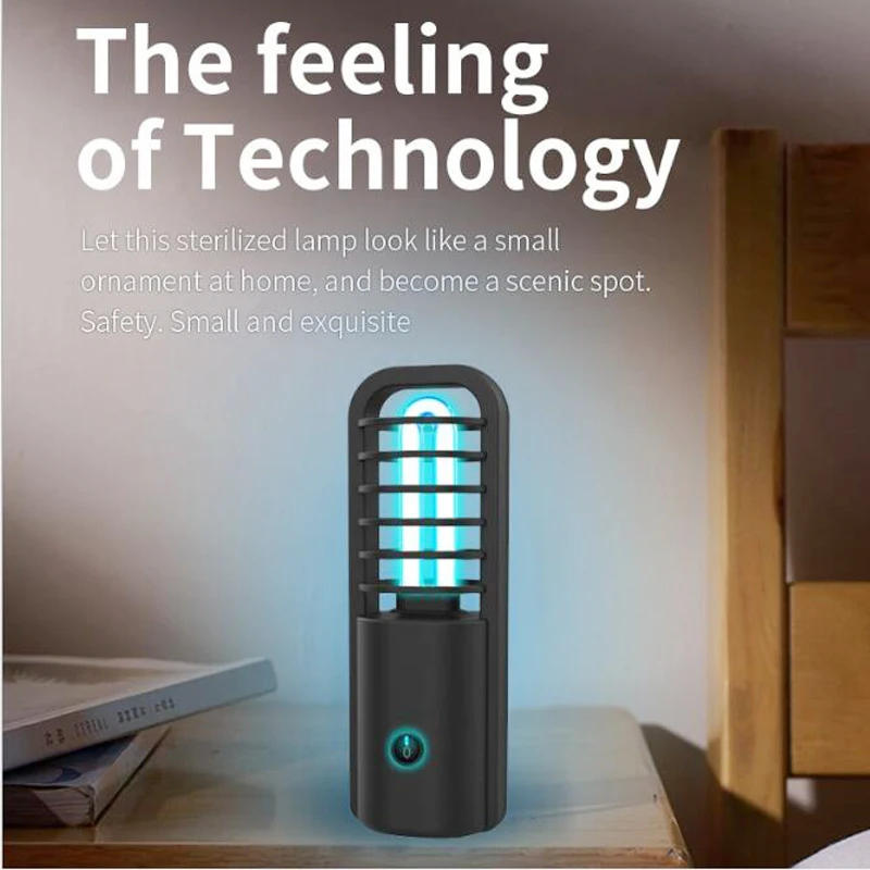 Новая портативная УФ лампа с зарядкой от USB ультрафиолетовая бактерицидная для