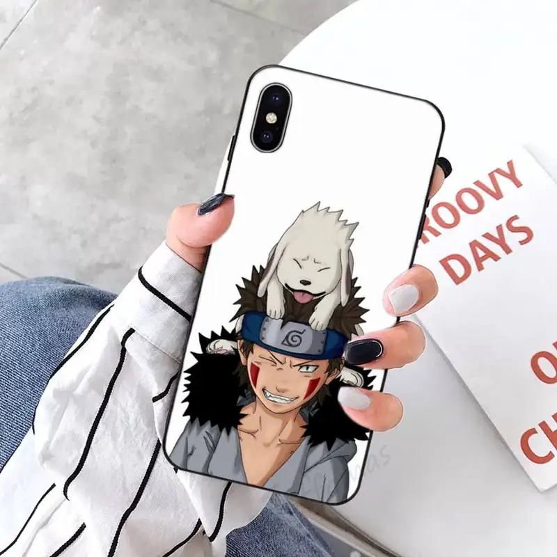 

Naruto Anime Inuzuka Kiba Phone Case for iPhone 11 12 pro XS MAX 8 7 6 6S Plus X 5S SE 2020 XR