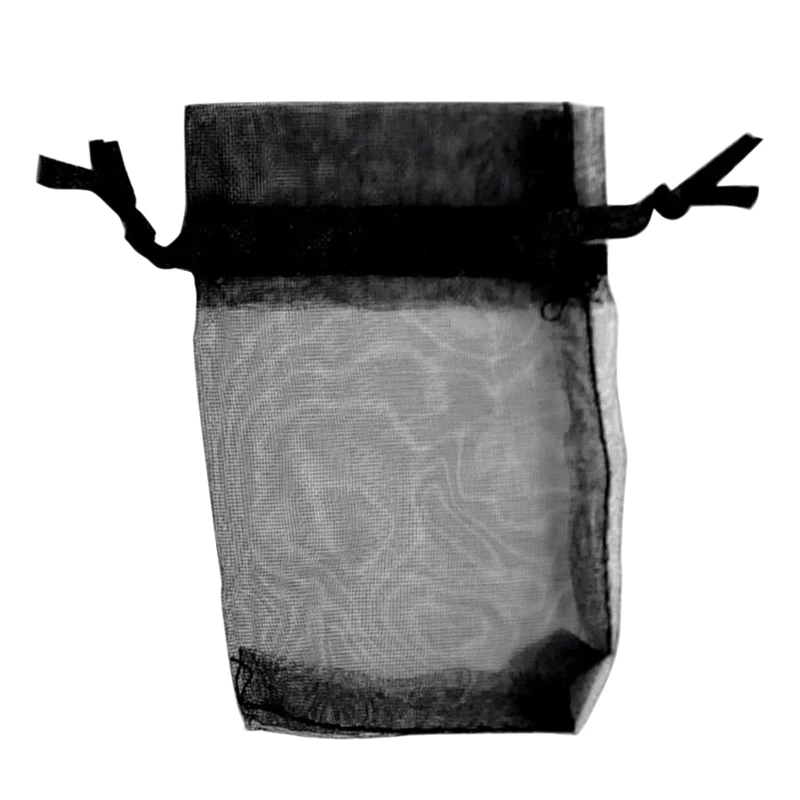 100 шт сумки/мешочки из органзы шнур раздвижной зажим для свадьбы ювелирные