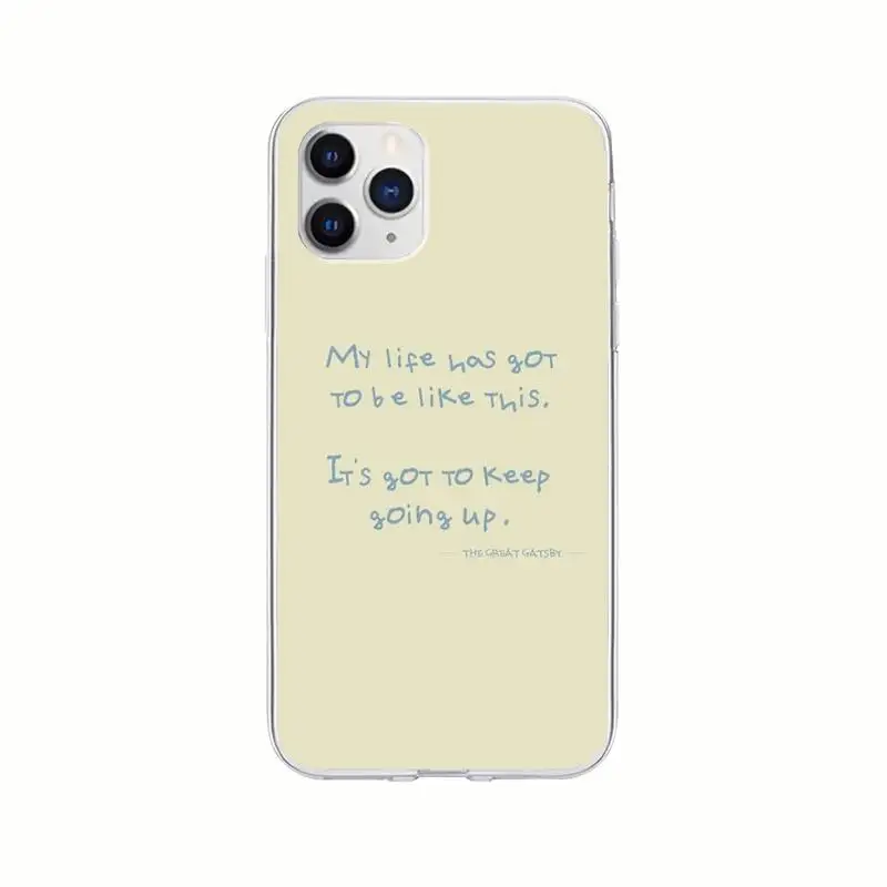 

Color Maxim Motivating Text Transparent Mobile Phone Cover Clear Case For Iphone 12 11 Pro Xs Max 6s 7 8 Plus Xr Xs X 5s Se 2020