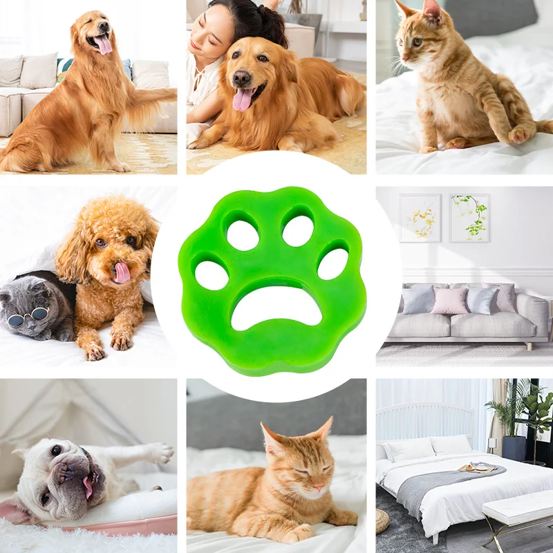 

Pet Hair Remover Washing Machine Accessory Cat Dog Fur Lint Hair Remover Clothes Dryer Reusable Cleaning Laundry Dryer Catcher