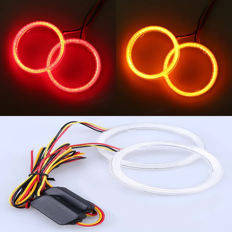 Автомобильные противотуманные фары POSSBAY 2x80 мм водонепроницаемые COB угол обзора