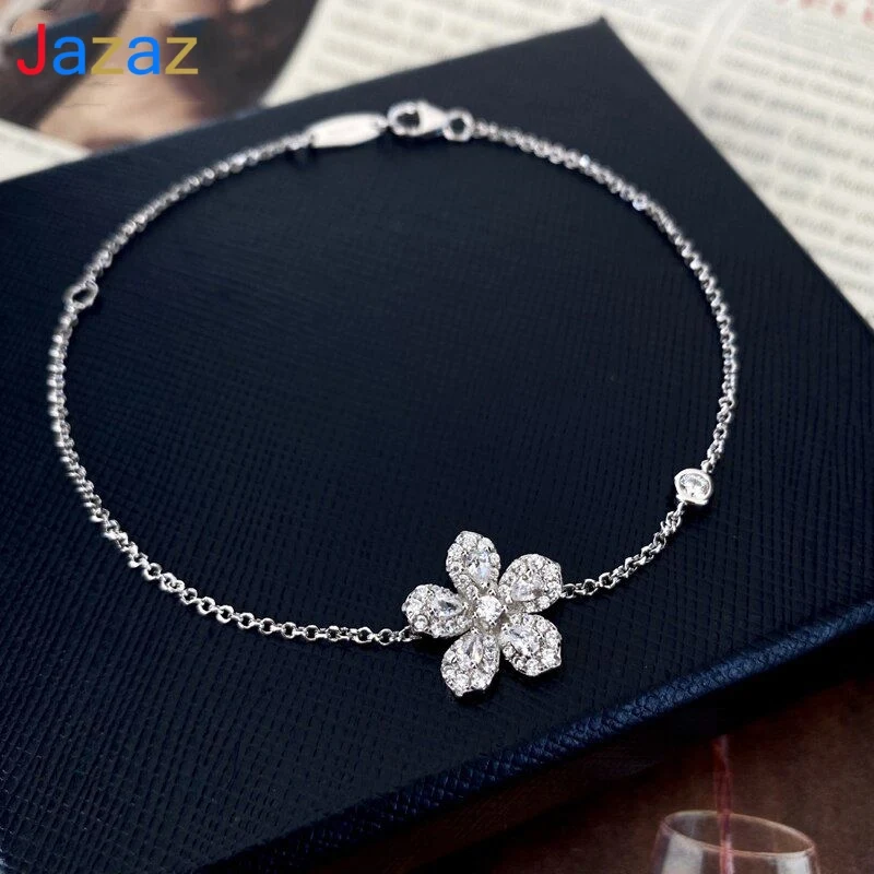 

Женский браслет из серебра 100% пробы, с бриллиантами