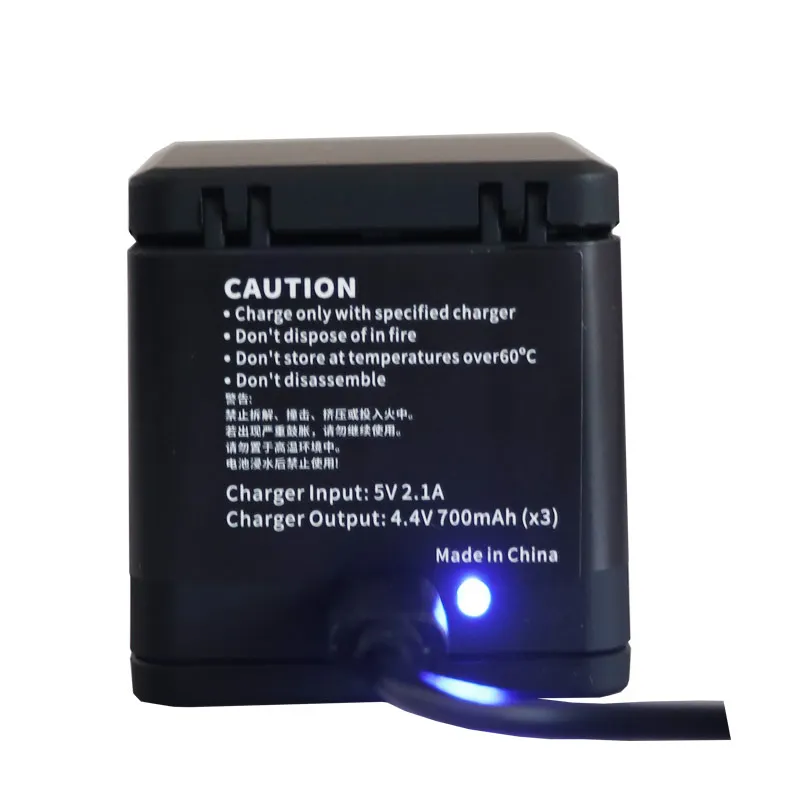 Высококачественная полностью расшифрованная батарея Go pro hero 5 Аккумулятор для GoPro