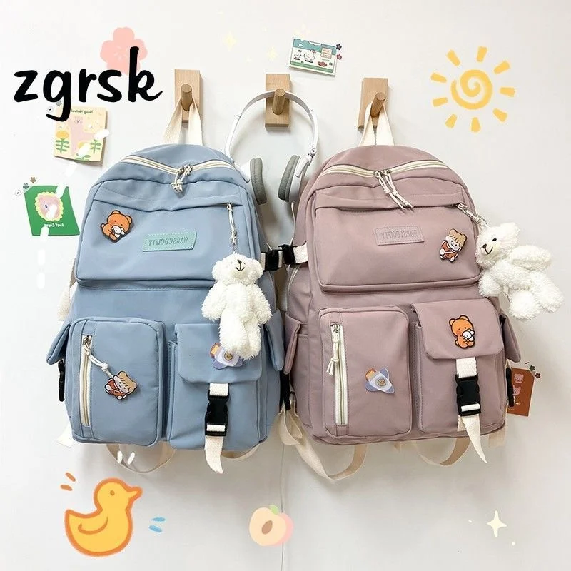 

Autumn Teenager Backpacks School Backpack Luxury Bagpack Capacity School Bags for Teenage Girls England Style Youth Bags