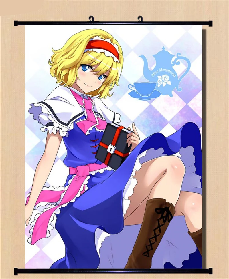 Популярный мультяшный аниме проект TouHou 1 шт. печатный плакат картина прокрутки