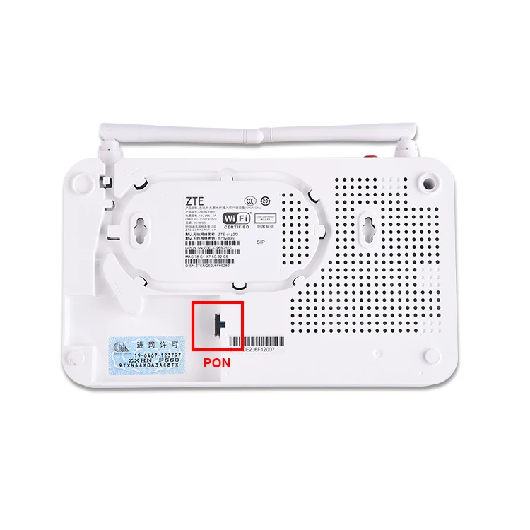 6 шт./лот со встроенной антенной F660 V5.2 onu gpon 1 порт ge 1GE + 3FE WIFI ont ZTE GPON ONU