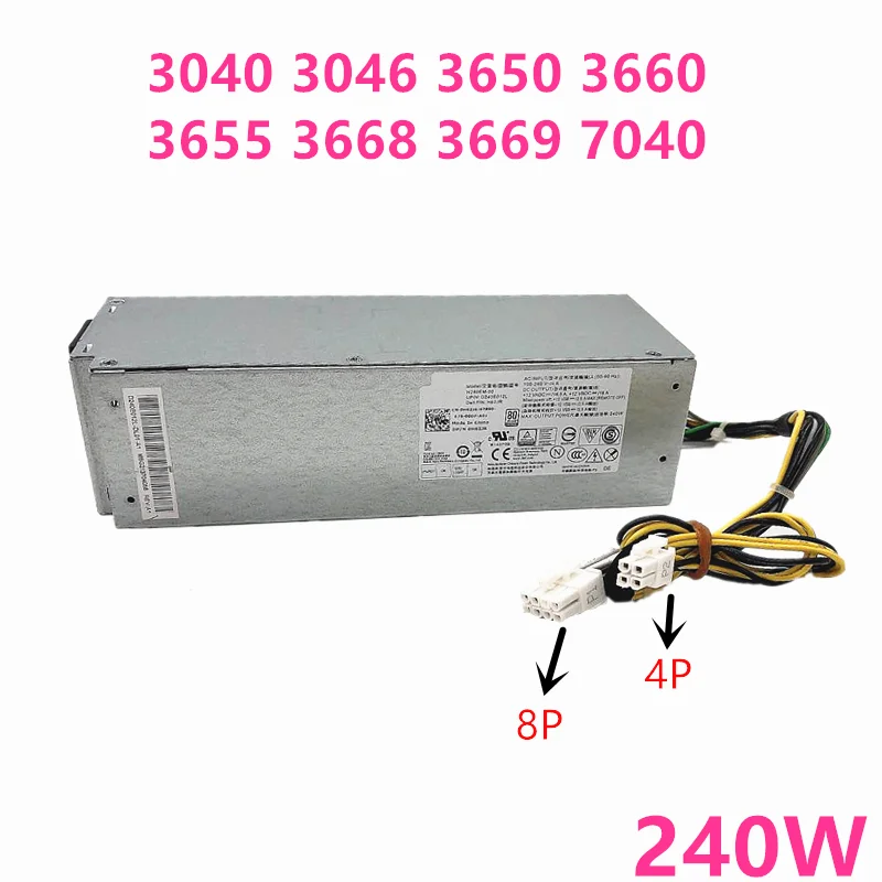 Fonte de Alimentação para Dell Original Nova 3046 240w Power Supply H240em-00 L240am-00 B240nm-00 Ac240am-00 L240em-00 B240am-02 7040 3650 3040