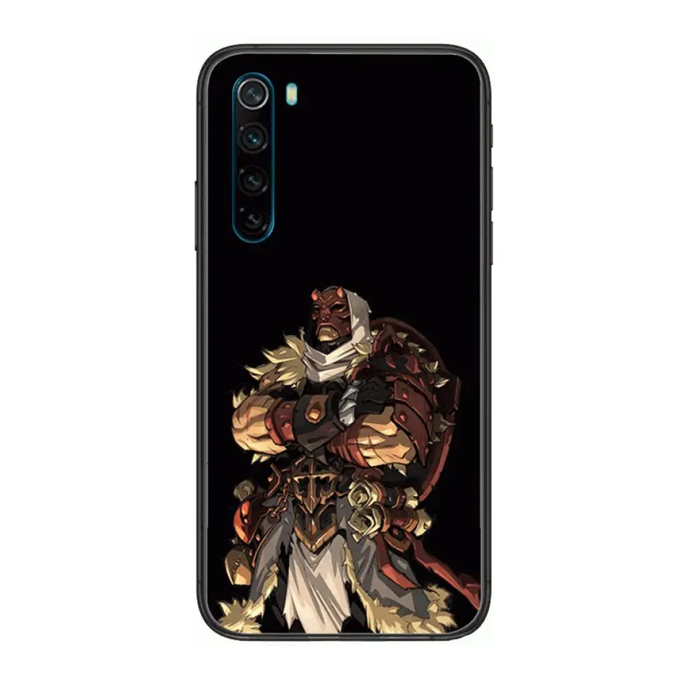 

Battle ChasersNightwar cartoon Phone Case For XiaoMi Redmi Note 9S 8 7 6 5 A Pro T Y1 Anime Black Cover Silicone Back Pretty