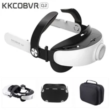 KKCOBVR Q2 For Oculus Quest 2 Elite Head Strap With Battery Pack Halo Strap Case Replacement Power Bank For Quest2 VR Accessory