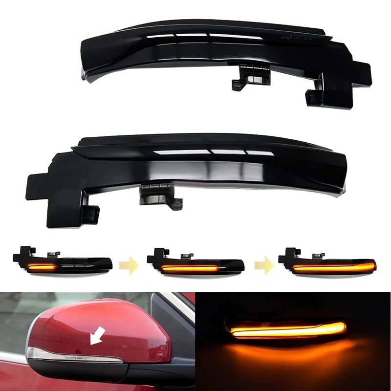 

Car LED Dynamic Turn Signal Light Rearview Side Mirror Light for Volvo V40 CC II V60 S60 2011-2018 S80 V70 III