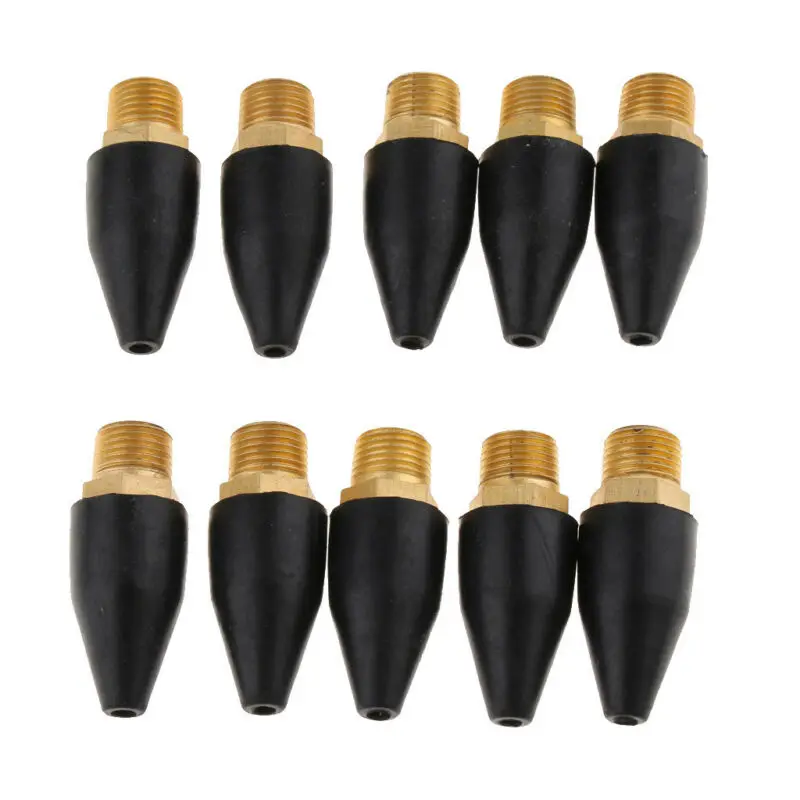 

Rubber / Brass Tip For Air Blow Guns 1/8 Inch NPT Male - (10/pk) Durable
