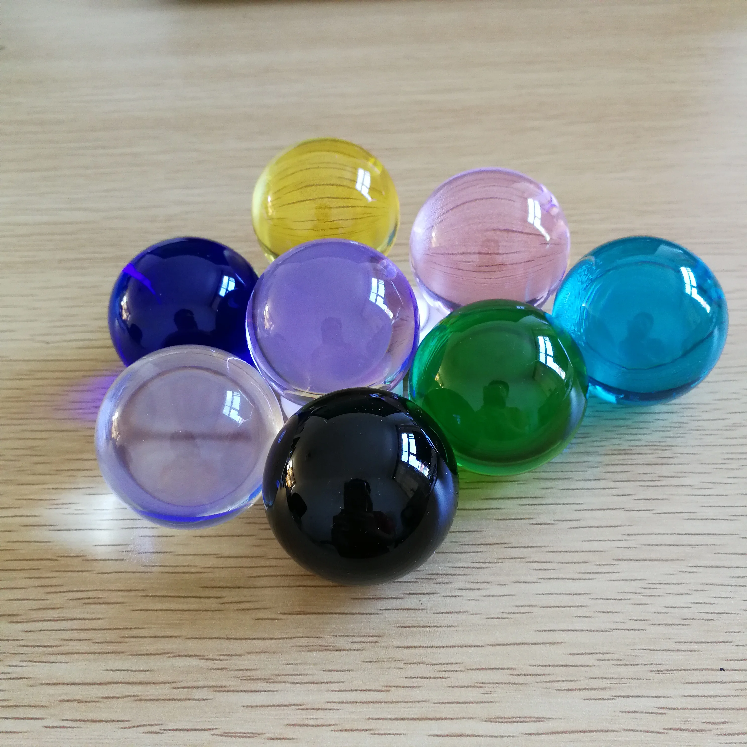 Хрустальная СФЕРА 60 мм/70 мм фотография разные цвета 1 шт. стеклянный шар