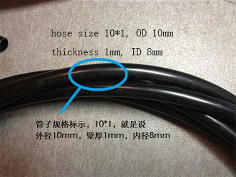 1M 10mm hose 7,89 ID6 автоматический шланг для подачи топлива быстрый разъем бензин дизель 3/8 Женский Мужской масляный насос быстрое соединение карбамид соединитель фильтра - Цвет: 1M 10mm hose