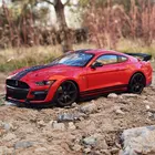 Модель автомобиля Maisto 1:18 2020 Ford Shelby RED GT500, Классическая модель автомобиля из сплава, коллекция украшений, подарок