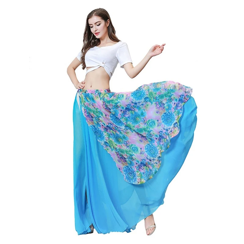 Женский костюм для танца живота комплект из двух предметов шифоновая одежда с