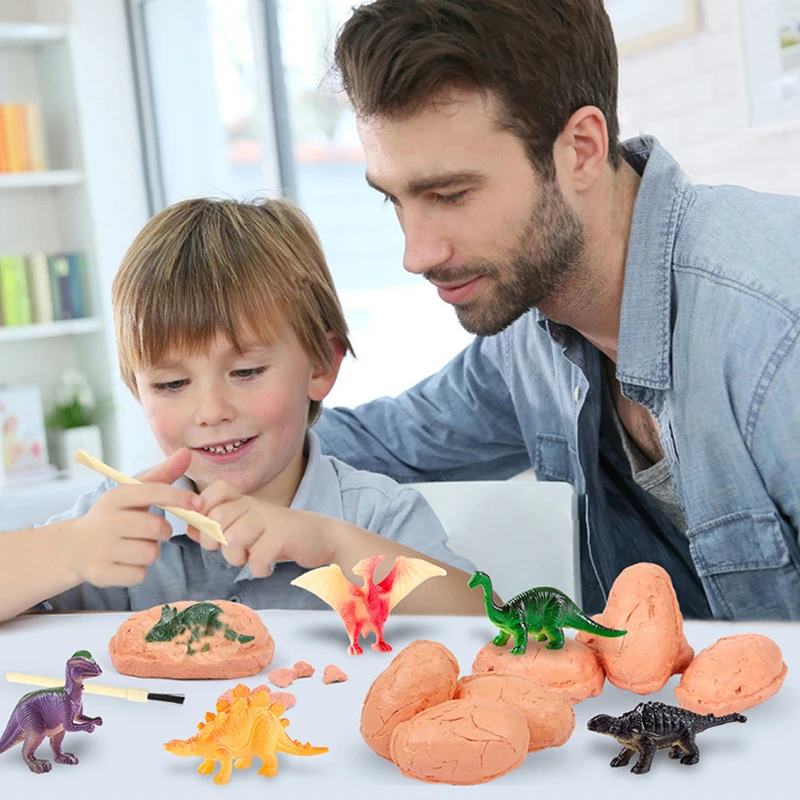 

Jurassic World Dinosaur Egg Kids Toys Tyrannosaurus Dinosaur Baby Toys Model Decoration Toys For Children Scientific Mining Toys