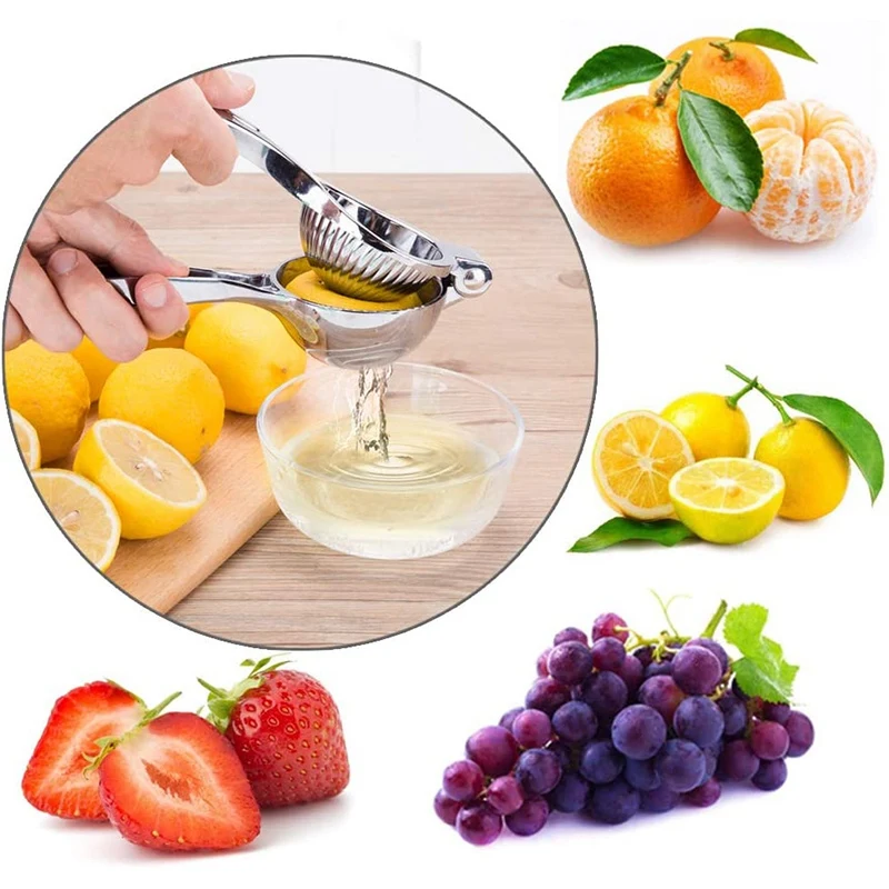 

HOT Manual Lemon Squeezer, Hand-Held Rust-Proof Juicer Lemon Squeezer, Used for Making Juice or Cooking