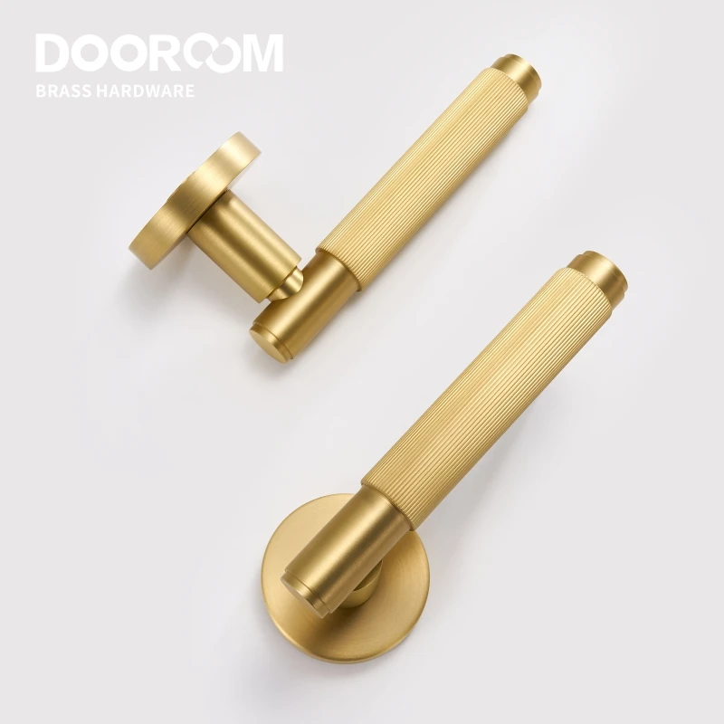 Набор латунных дверных рычагов Dooroom комплект фиксаторов для интерьера спальни
