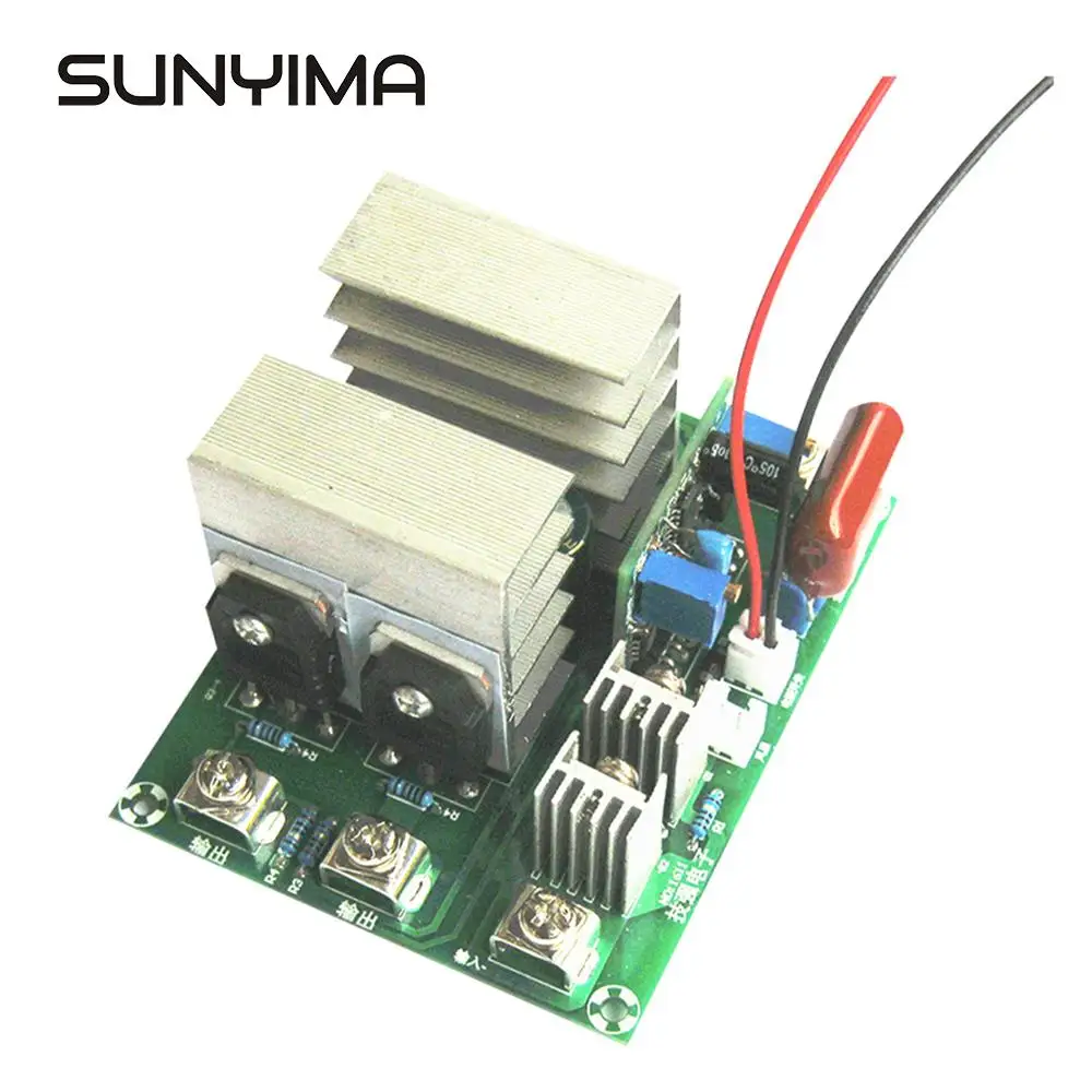 SUNYIMA одиночный DC 12V к AC 220V 50HZ плата инверторного привода 500W с регулятором напряжения квазисинусоидальная волна