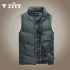 Жилет Мужской приталенный, куртка без рукавов, повседневный жилет, плотная теплая верхняя одежда, осень-зима