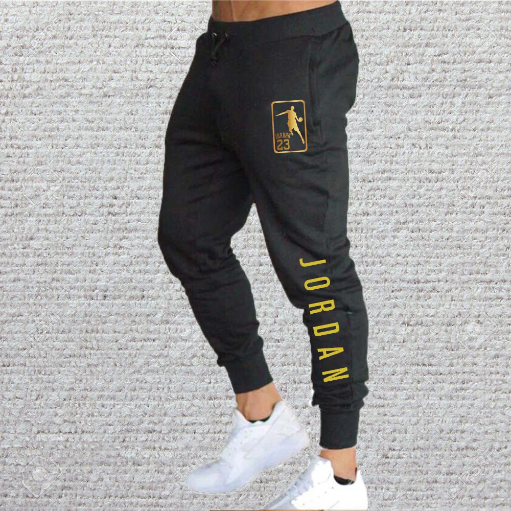 

Fast deliver Men Joggers Gym for Jordan Casual Men Sweatpants Gray Joggers Homme Trousers Sporting Clothing Bodybuilding Pants