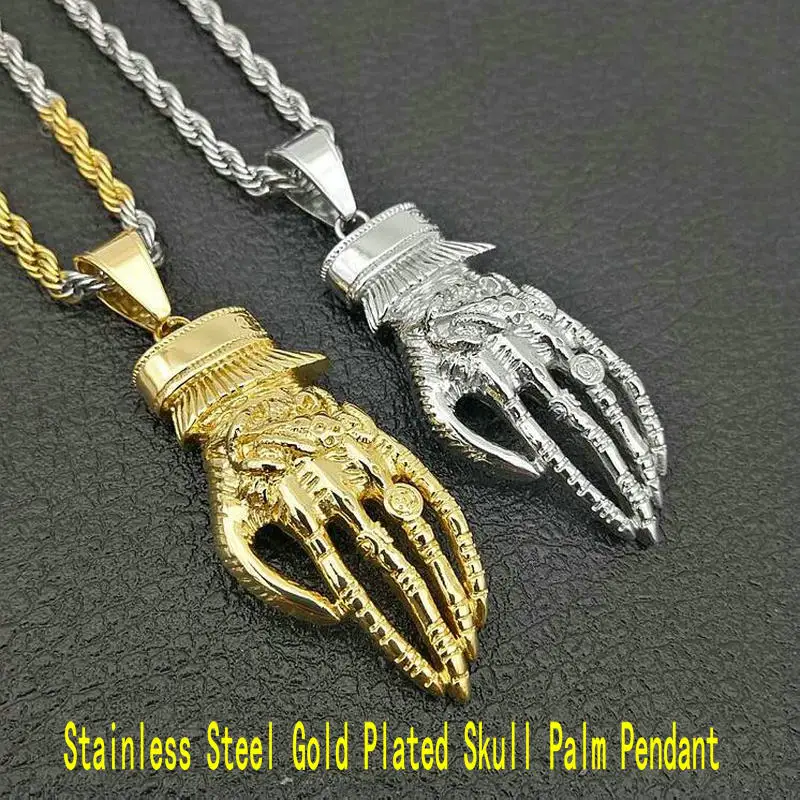 316 нержавеющая сталь кулон ювелирные изделия аксессуары ожерелье череп