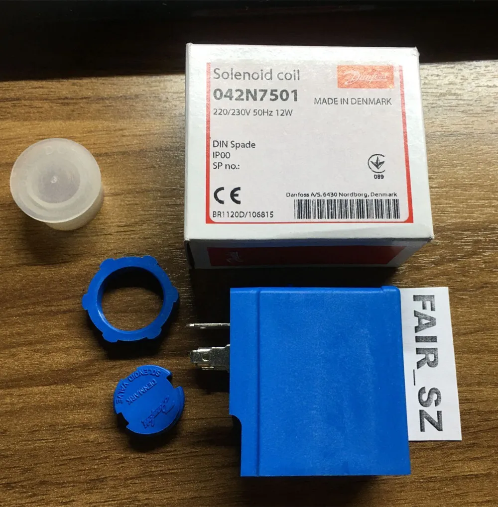 Оригинальная соленоидная катушка Danfoss 042N7501 220/230 В 50 Гц 12 Вт |