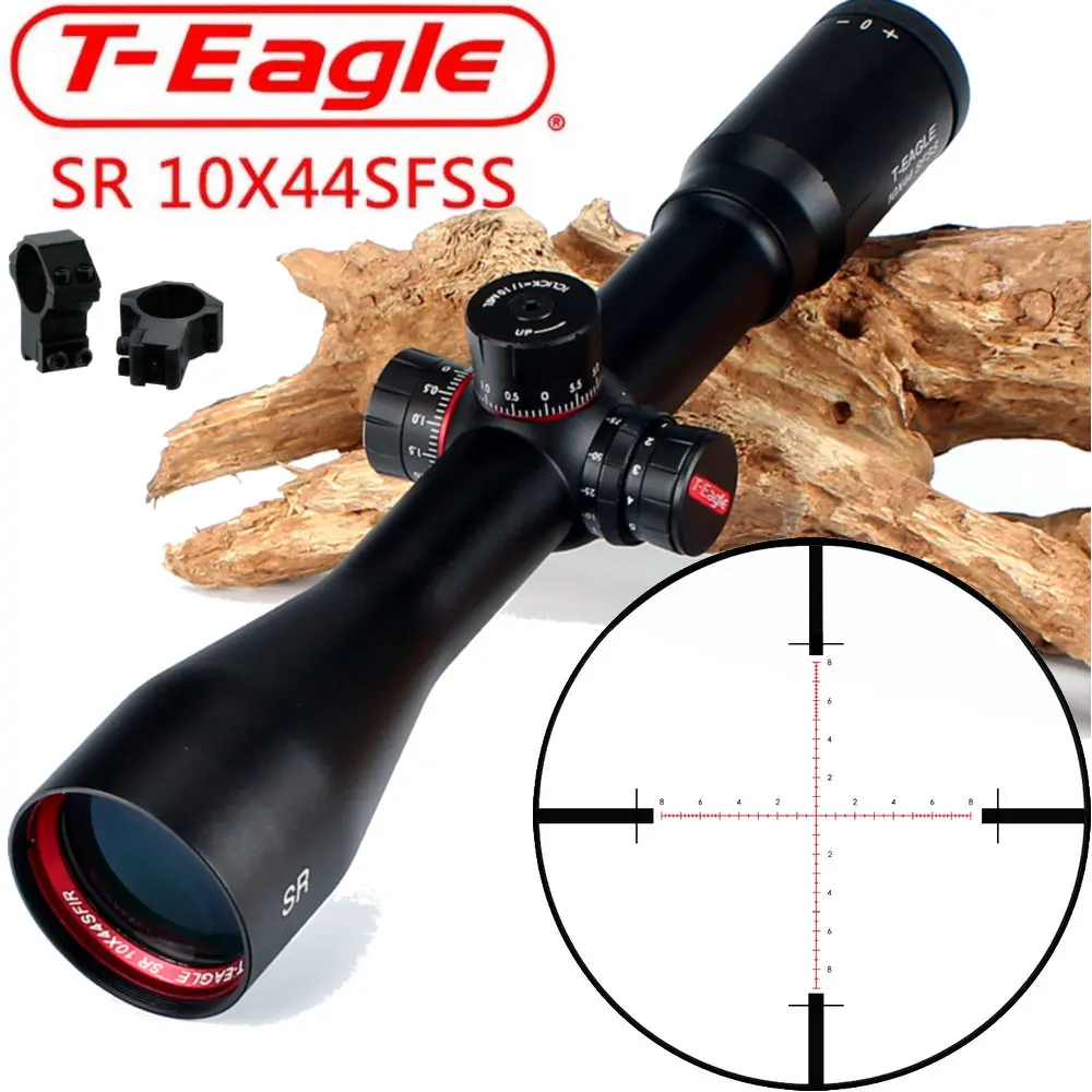Оптический прицел T Eagle SR 10X44 SFSS для охотничьей тропы оптический с красным стеклом