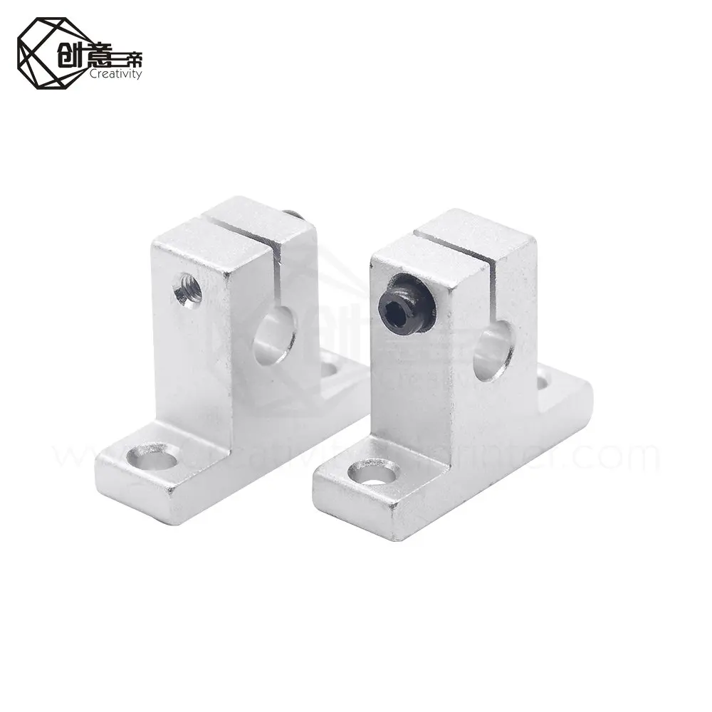 Скользящие детали для 3D принтера 1 шт./лот кронштейны (SK8 SK10 SK12) 8 мм алюминиевый